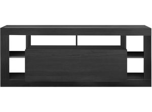 4068222613190 - Lowboard INOSIGN Rimini Sideboards Gr B H T 172 cm x 66 cm x 42 cm schwarz (schwarz melamin holzstruktur) Lowboards Breite 172 cm