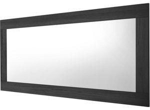 4068222613343 - Wandspiegel INOSIGN Rimini schwarz Spiegel H T 75cm x 2cm Struktur glasspiegel FSC-zertifizierter Holzwerkstoff Breite 170 cm H75cm T2cm