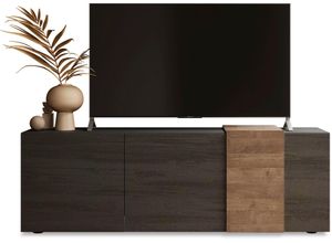 4068222614586 - Lowboard INOSIGN Venus TV-Bank Sideboards Gr B H T 181 cm x 59 cm x 44 cm grau (titanio mercure nb holzstruktur) Lowboards Breite 181 cm