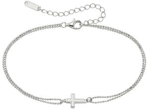 4068222636595 - Armband ANISTON JEWELRY & WATCHES Schmuck Geschenk mit Kreuz Armbänder Gr Silber 925 (Sterlingsilber) silberfarben Damen