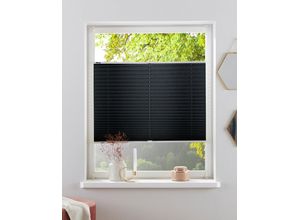 4068222640967 - my home Plissee »DAHRA - in Crush-Optik« Lichtschutz ohne Bohren verspannt Fixmass Klemmträger