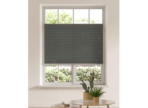 4068222641018 - my home Plissee »DAHRA - in Crush-Optik« Lichtschutz ohne Bohren verspannt Fixmass Klemmträger