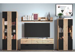 4068222654834 - TV-Schrank INOSIGN SOLEA TV-Schrank Schränke Gr B H T 168 cm x 599 cm x 38 cm Soft Close Soft Open Basisausführung schwarz (braun schwarz) TV-Sideboards