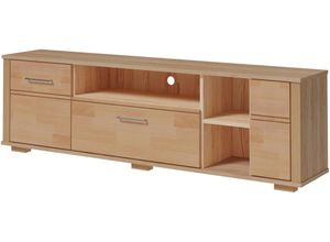 4068222665199 - Lowboard HOME AFFAIRE Miriam Sideboards Gr B H T 180 cm x 55 cm x 35 cm beige (kernbuche) Lowboards Breite ca 160 cm