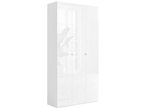 4068222719984 - INOSIGN Schuhschrank »SMILE Breite 95 cm Höhe 184 cm Schuhregal mit 7 Ebenen« Schuhkommode in Weiss Hochglanz Lack