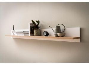 4068222788911 - INOSIGN Wandboard »Salerno modernes Wandregal Wandhalter mit Ablagefläch 180 cm breit« vielseitig einsetzbares Hängeregal Weiss mit Eiche Evoke Dekor 4068222788911 - INOSIGN Wandboard »Salerno modernes Wandregal Wandhalter mit Ablagefläch 180 cm breit« vielseitig einsetzbares Hängeregal Weiss mit Eiche Evoke Dekor