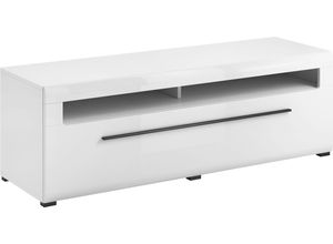 4068223037414 - Lowboard INOSIGN Tulsa Sideboards Gr B H T 140 cm x 52 cm x 50 cm weiß (weiß hochglanz)