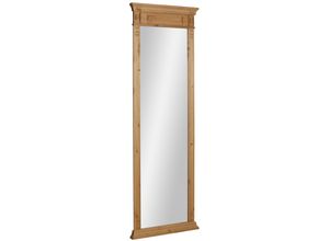 4068223262588 - Spiegel HOME AFFAIRE Vinales Gr B H T 66 cm x 196 cm x 52 cm beige (natur) Wandspiegel Breite 66 cm Rahmen aus massiver Kiefer