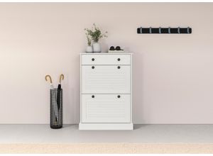 4068223376131 - Home affaire Schuhschrank »Liotta« Mit 2 Klappen und 1 Schublade