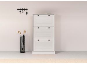 4068223376278 - Home affaire Schuhschrank »Liotta« Mit 3 Klappen 4068223376278 - Home affaire Schuhschrank »Liotta« Mit 3 Klappen