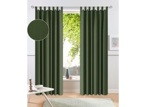 4068223514953 - my home Vorhang »Parry« (2 St) 2-er Set blickdicht monochrom basic