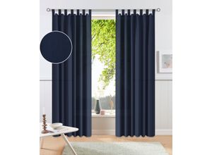 4068223588121 - my home Vorhang »Raja« (2 St) 2er-Set Bestseller einfarbig modern pflegeleichte Mikrofaser