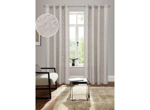 4068223880119 - Gardine BRUNO BANANI Jaden Gr 1 beige B140cm H145cm Polyester Gardinen modern zeitloser Schal Leinenoptik Topseller