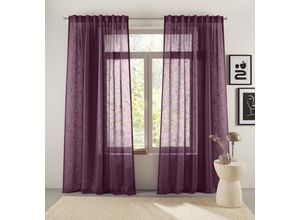 4068223937769 - Gardine »Marusha« (1 St) 1 Schal Leinenoptik gewebt verschiedene Grössen