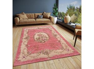 4068226000330 - Teppich HANSE HOME Asmaa Teppiche Gr B L 150 cm x 220 cm 5 mm 1 St rosa (rosabeige) Orientalische Muster Boho-Style Anti-Rutsch Vintage Wohnzimmer Flur Schlafzimmer