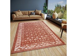 4068226001290 - Teppich HANSE HOME Curan Teppiche Gr B L 200 cm x 285 cm 6 mm 1 St orange (terra) Orientalische Muster Vintage OrientalischWohnzimmer Flur Anti-Slip Rücken Klassisch