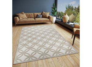 4068226001528 - Teppich HANSE HOME Circle Teppiche Gr B L 160 cm x 235 cm 12 mm 1 St beige (cremebeige) Esszimmerteppiche