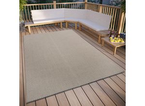 4068226002273 - Teppich HANSE HOME Pure Teppiche Gr B L 155 cm x 235 cm 6 mm 1 St beige Esszimmerteppiche In-& Outdoor Wetterfest Balkon Garten Wohnzimmer Wasserfest