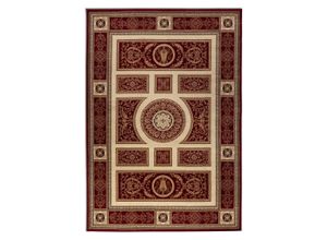 4068226004932 - Teppich Guzara Teppiche Gr B L 200 cm x 280 cm 8 mm 1 St rot Orientalische Muster Orient Teppich Kurzflor weich Schlafzimmer Esszimmer Wohnzimmer