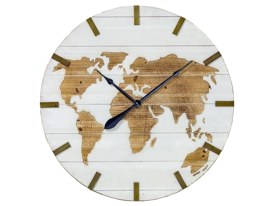 4068244577517 - Wanduhr Global Analog 74 x 6 cm