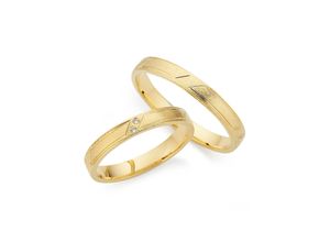 4068351003589 - Trauring PHÖNIX Schmuck Geschenk Gold 333 Ehering LIEBE 930790 930791 Fingerringe Gr 49 ohne Brillanten Gelbgold 333 3 mm gelb (gelbgoldfarben) Trauringe Made in Germany - wahlweise mit oder ohne Brillanten