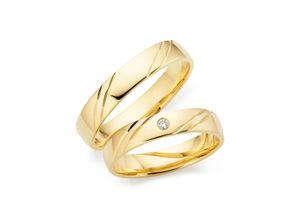 4068351003824 - Trauring PHÖNIX Schmuck Geschenk Gold 333 Ehering LIEBE 930792 930793 Fingerringe Gr 49 002 ct SI = kleine Einschlüsse mit Brillant Gelbgold 333 4 mm gelb (gelbgoldfarben) Trauringe Made in Germany