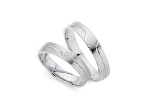 4068351006177 - Trauring PHÖNIX Schmuck Geschenk Silber 925 Ehering LIEBE 930782 930783 Fingerringe Gr 49 001 ct SI = kleine Einschlüsse mit Brillant Silber 925 (Sterlingsilber) 4 mm silberfarben Trauringe Made in Germany - wahlweise mit oder ohne Brillant