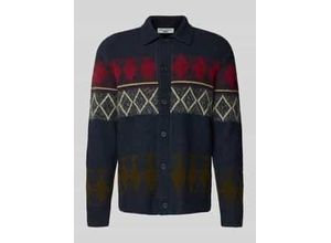 4068378357511 - Relaxed Fit Strickjacke aus Schurwoll-Mix mit Mohair-Anteil 4068378357511 - Relaxed Fit Strickjacke aus Schurwoll-Mix mit Mohair-Anteil