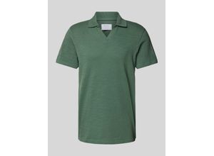 4068444023821 - Regular Fit Poloshirt mit V-Ausschnitt