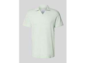 4068444025474 - Regular Fit Poloshirt mit V-Ausschnitt