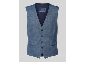 4068444053583 - Slim Fit Anzugweste mit Paspeltaschen