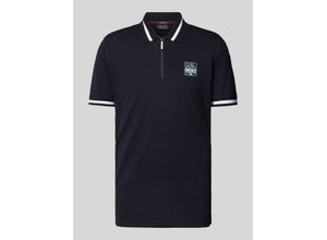 4068444090489 - Regular Fit Poloshirt mit Motiv-Print