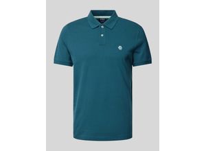 4068444105527 - Regular Fit Poloshirt mit Label-Stitching