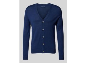 4068444114857 - Slim Fit Cardigan aus Woll-Mix mit V-Ausschnitt