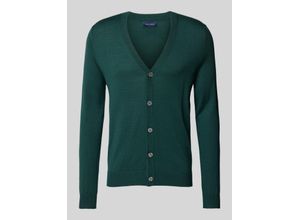 4068444115632 - Slim Fit Cardigan aus Woll-Mix mit V-Ausschnitt