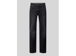 4068444183037 - Straight Fit Jeans mit Kontrastnähten aus Bio-Baumwoll-Mix