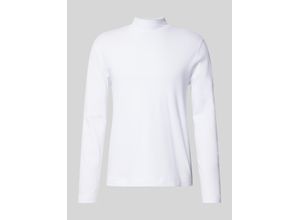 4068444300069 - Longsleeve mit geripptem Stehkragen