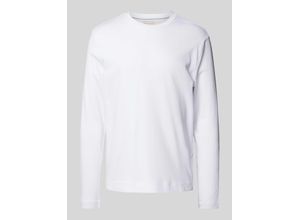 4068444300304 - Longsleeve mit geripptem Rundhalsausschnitt