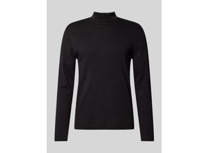 4068444301073 - Longsleeve mit geripptem Stehkragen