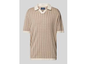 4068444313304 - Poloshirt mit gerippten Abschlüssen