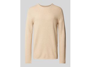 4068444319689 - Regular Fit Strickpullover mit Strukturmuster