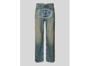 4068444325963 - Baggy Jeans in Vintage Waschung mit Logo