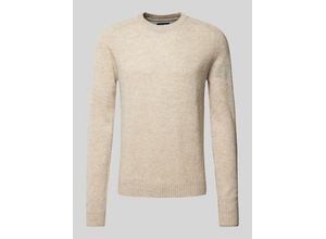 4068444354000 - Strickpullover aus Lammwolle mit Label-Stitching 4068444354000 - Strickpullover aus Lammwolle mit Label-Stitching