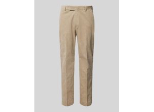 4068444368298 - Slim Fit Cordhose mit Knopf- und Reißverschluss