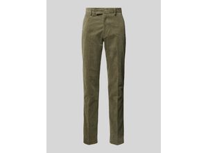 4068444375715 - Slim Fit Cordhose mit Knopf- und Reißverschluss