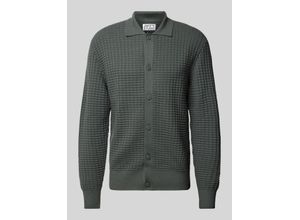 4068444447573 - Strickjacke mit Strukturmuster