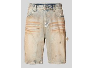 4068444515630 - Regular Fit Jeansshorts im Used-Look