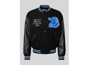 4068444553014 - Collegejacke mit Label-Stitching