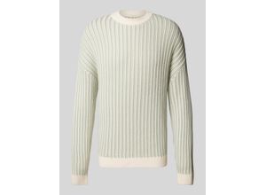 4068444556633 - Strickpullover mit Rundhalsausschnitt