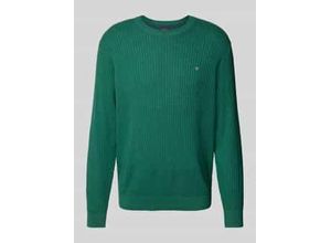 4068444650836 - Regular Fit Strickpullover mit Strukturmuster